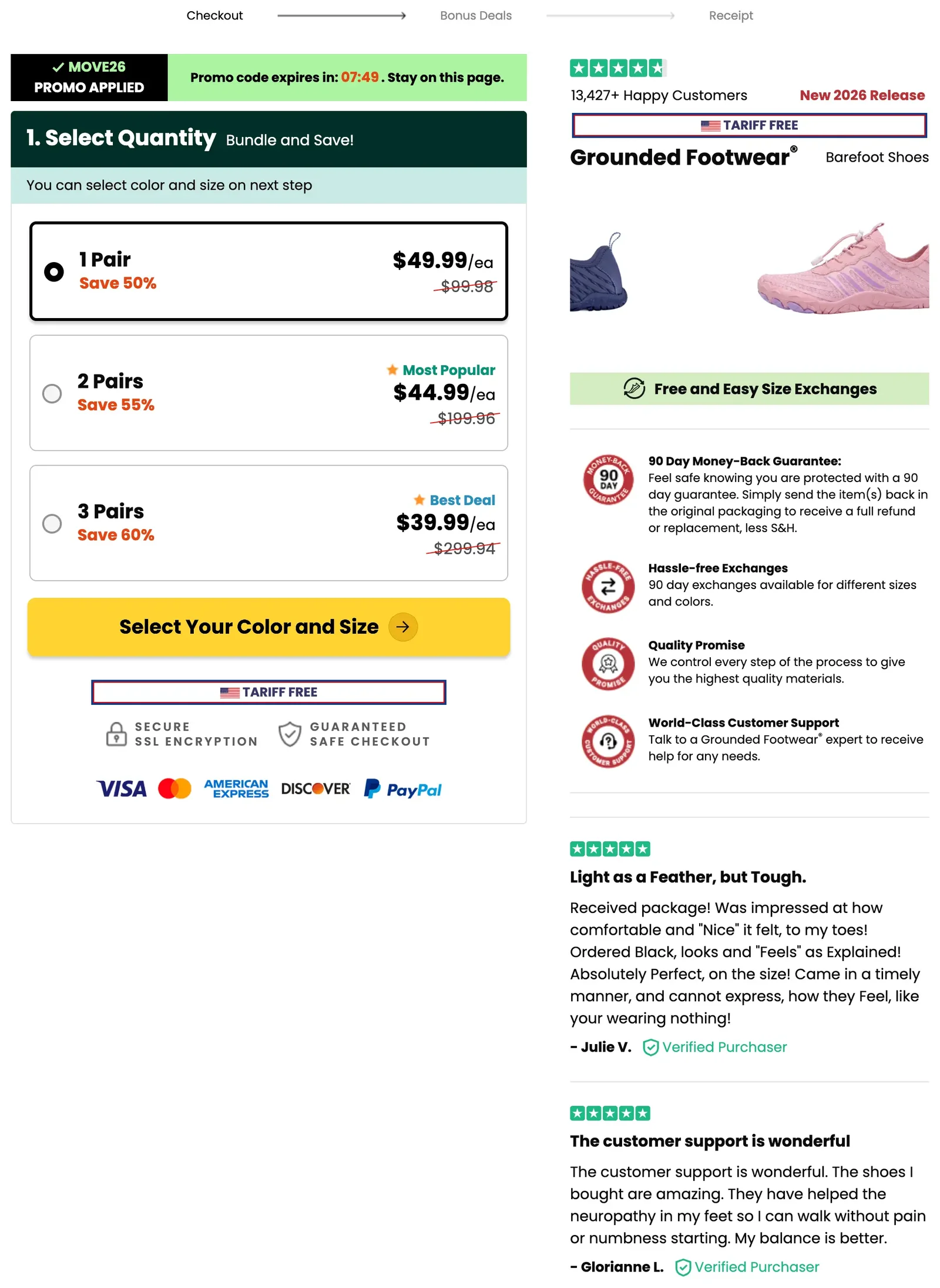 Grounded Footwear Barefoot Shoes Official 100% Secure checkout page